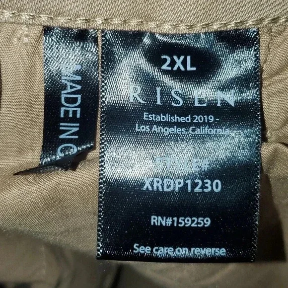 Risen Distressed Cuffed Ankle Skinny Jeans Size 2XL NWT - Picture 10 of 15